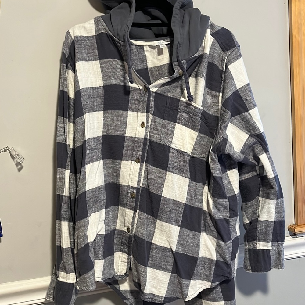 oversized button up